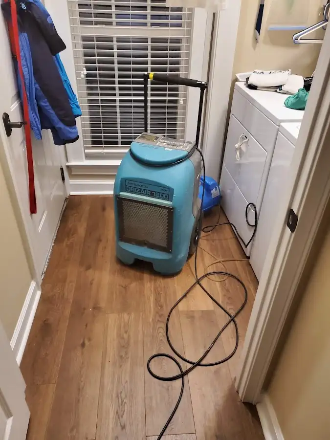 Commercial dehumidifier deployed for Crawl Space Restoration in San Francisco