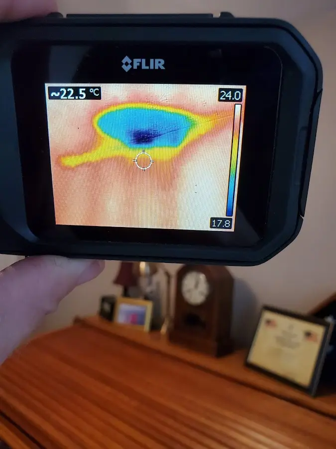 Thermal imaging inspection for water damage in San Francisco